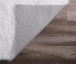 My Magic Carpet White Washable Shag Area Rug, (3' X 5') -Home Furnishing Store 810571827 6