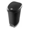 Black Lockable Step-On 12.6 Gallon Waste Can