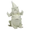 9.75" Leaping Gnome & Frog Garden Statue