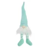 Northlight Aqua & White Knit Gnome Tabletop Decor