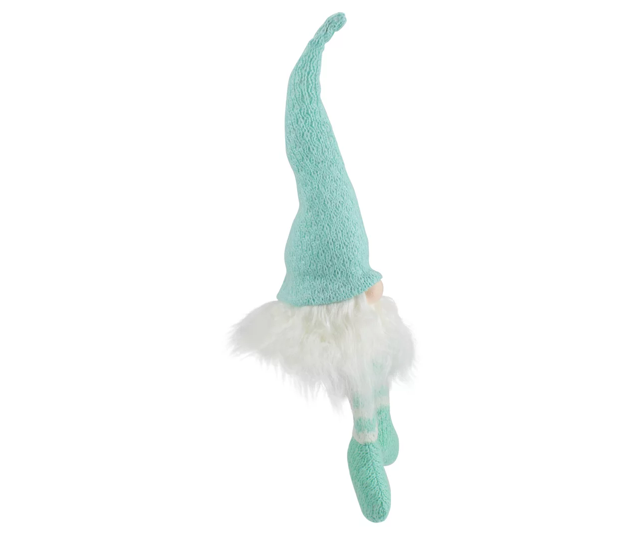 Northlight Aqua & White Knit Gnome Tabletop Decor 4 Northlight Aqua & White Knit Gnome Tabletop Decor - Image 4