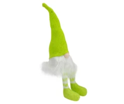 Northlight Lime Green & White Knit Gnome Tabletop Decor -Home Furnishing Store 810574670 3