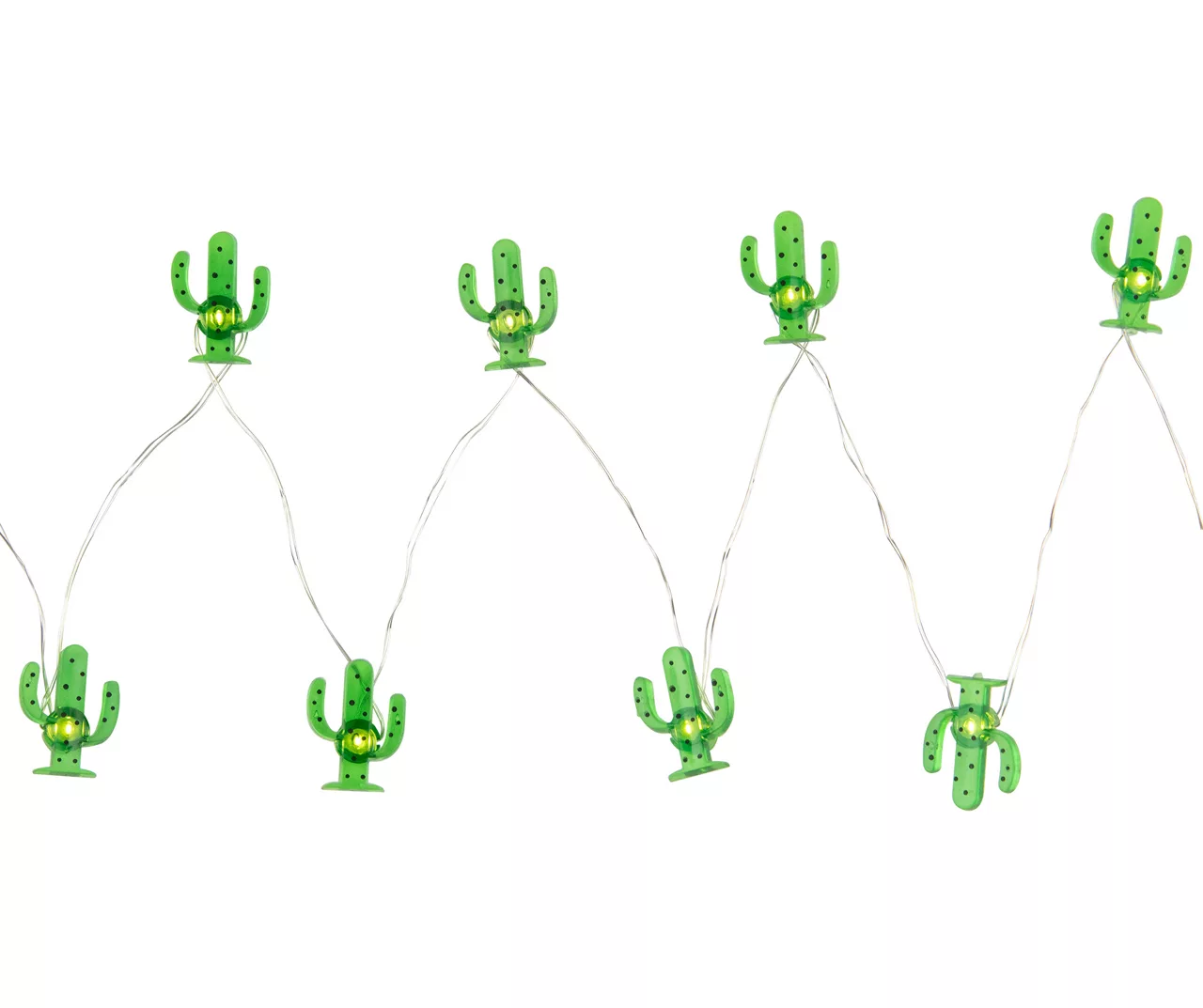 Northlight Green Cactus LED Fairy Light Set, 10-Lights 1 Northlight Green Cactus LED Fairy Light Set, 10-Lights
