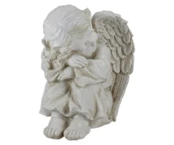 9.5" Ivory Resting Angel Garden Statuary -Home Furnishing Store 810575997 2