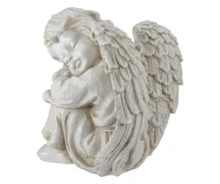 9.5" Ivory Resting Angel Garden Statuary -Home Furnishing Store 810575997 4
