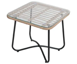 Santa Cruz 3-Piece Rattan Cushioned Patio Chair & Side Table Set 7 Santa Cruz 3-Piece Rattan Cushioned Patio Chair & Side Table Set -Home Furnishing Store 810576018 3