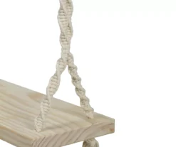 Northlight Rope Wooden Swing Chair -Home Furnishing Store 810576215 3