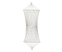 Northlight Ivory Macrame Single Hammock