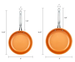 Masterpan Bronze 2-Piece Aluminum Fry Pan Set -Home Furnishing Store 810579253 4