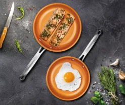 Masterpan Bronze 2-Piece Aluminum Fry Pan Set -Home Furnishing Store 810579253 5