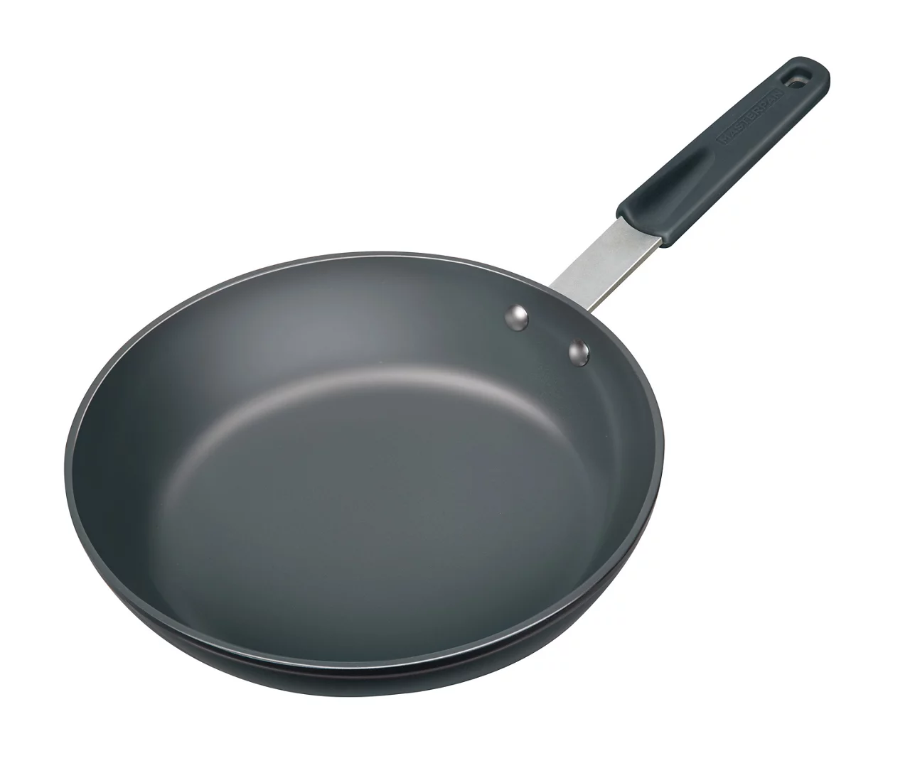 Masterpan 11" Gray Non-Stick Aluminum & Stainless Steel Fry Pan 1 Masterpan 11" Gray Non-Stick Aluminum & Stainless Steel Fry Pan