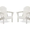 Glitzhome Adirondack Outdoor Folding Chairs, 2-Pack