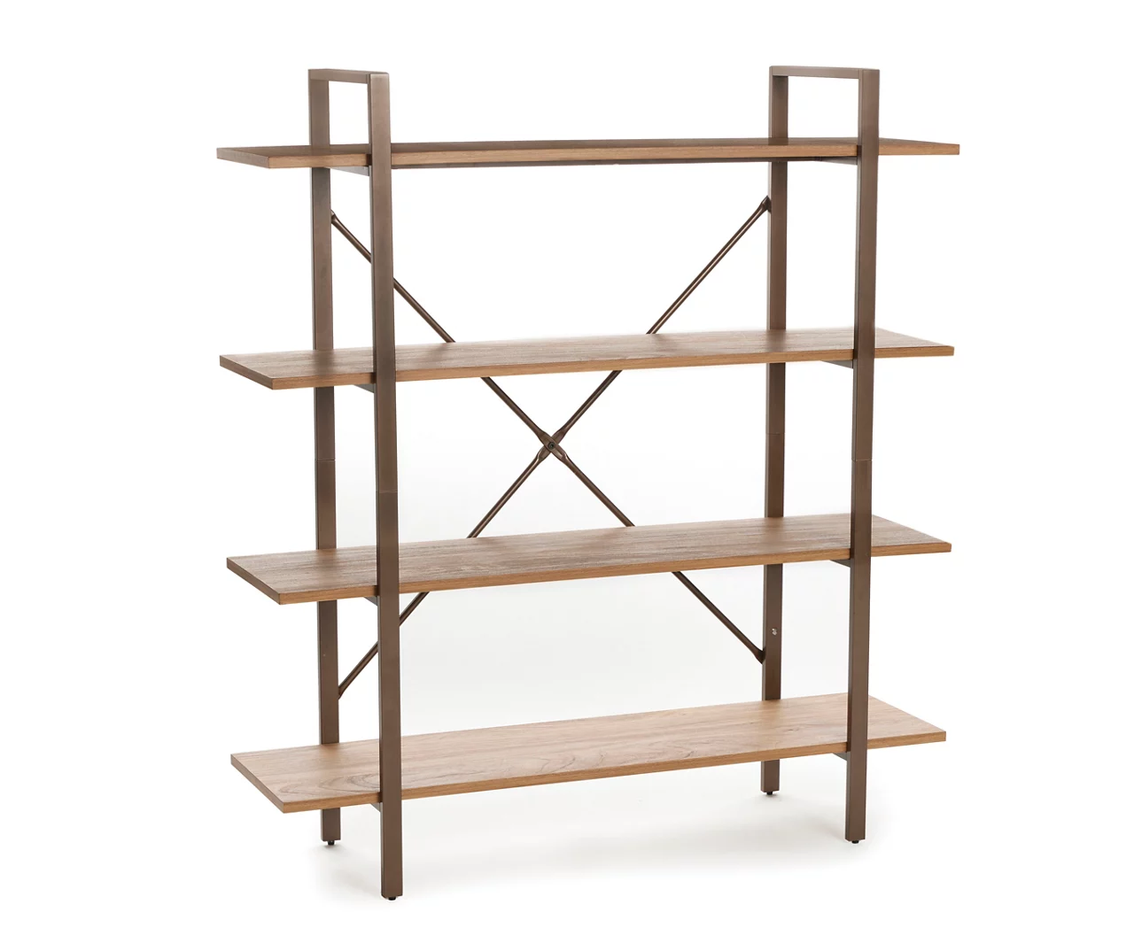 Medium Mango Open 4-Shelf Bookcase 2 Medium Mango Open 4-Shelf Bookcase - Image 2