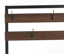 Walnut Hall Tree With Bench 7 Walnut Hall Tree With Bench -Home Furnishing Store 810583082 2