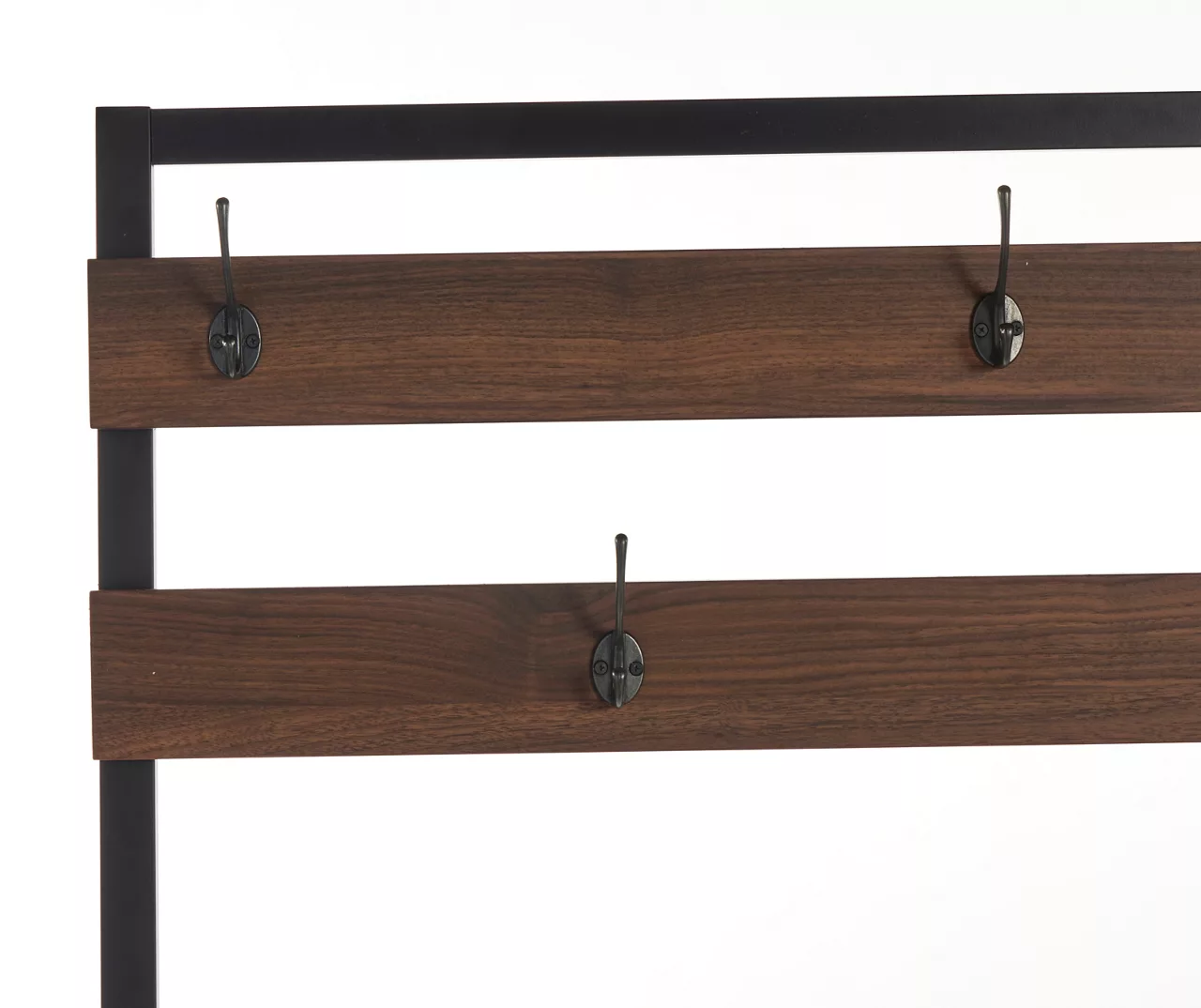 Walnut Hall Tree With Bench 3 Walnut Hall Tree With Bench - Image 3