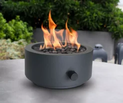 10" Black Gas Steel Tabletop Fire Bowl -Home Furnishing Store 810584310 B0 3