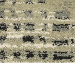 Senet Beige & Gray Abstract Crosshatch Area Rug, (2.3' X 7.6') -Home Furnishing Store 810584464 4