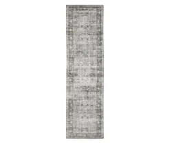 Cherish Charcoal Floral Area Rug, (2' X 8')