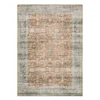 Chloe Rust & Blue Floral Area Rug