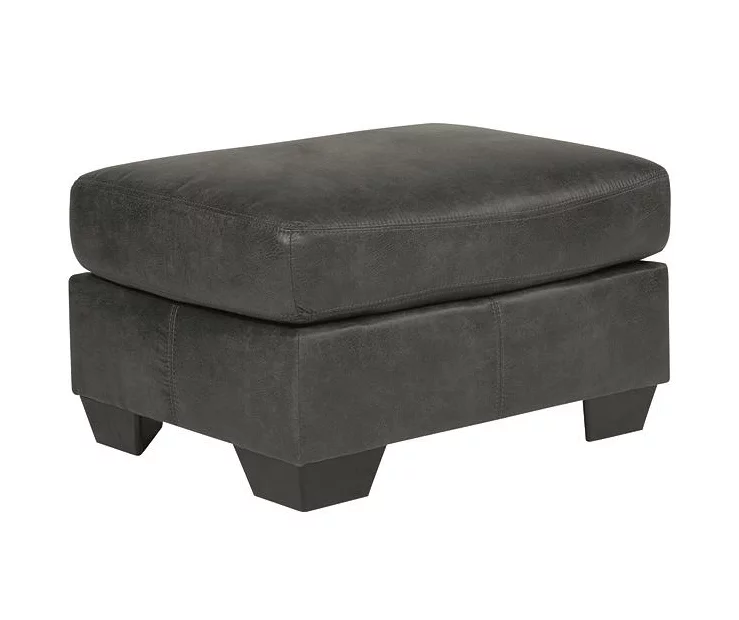 Bladen Slate Faux Leather Ottoman 1 Bladen Slate Faux Leather Ottoman