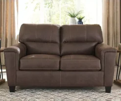Signature Design By Ashley Navi Faux Leather Loveseat 21 Signature Design By Ashley Navi Faux Leather Loveseat -Home Furnishing Store 810587484 5 1