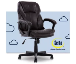 Mitchell Roasted Chestnut Vegan Leather Office Chair -Home Furnishing Store 810590318 1