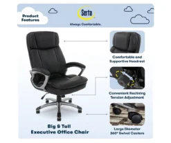Serta Fairbanks Big & Tall Office Chair 28 Serta Fairbanks Big & Tall Office Chair -Home Furnishing Store 810590319 7