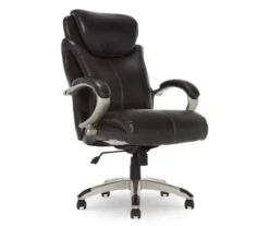 Dayton Dark Brown Big & Tall Bonded Leather Office Chair -Home Furnishing Store 810590372 4