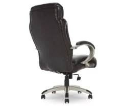 Dayton Dark Brown Big & Tall Bonded Leather Office Chair -Home Furnishing Store 810590372 5