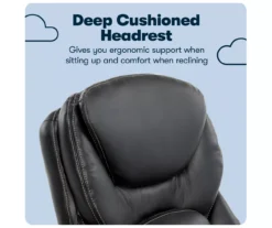 Claremont Black Bonded Leather Office Chair -Home Furnishing Store 810590374 10