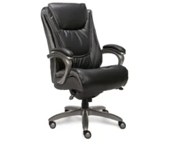 Baxter Black Big & Tall Bonded Leather Office Chair -Home Furnishing Store 810590377 4