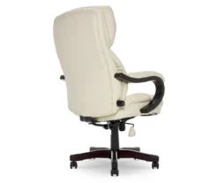 Conway Ivory Big & Tall Bonded Leather Office Chair -Home Furnishing Store 810590382 5