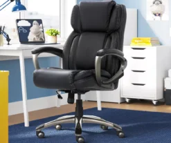 Serta Garret Executive Bonded Leather Office Chair 33 Serta Garret Executive Bonded Leather Office Chair -Home Furnishing Store 810590384 A0 1