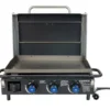 3-Burner Portable Gas Griddle With Lid