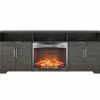 68.7" Foxwick Espresso Electric Fireplace Console