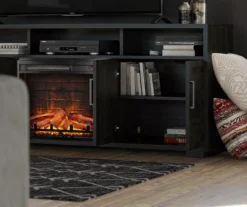 68.7" Foxwick Espresso Electric Fireplace Console -Home Furnishing Store 810590628 4
