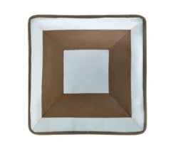 Beverly Light Blue & Brown Color Block Queen 7-Piece Comforter Set -Home Furnishing Store 810590778 810590777 810590776 5