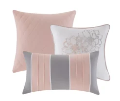 Jane Floral Reversible Cotton Duvet Cover Set -Home Furnishing Store 810590786 810590785 4