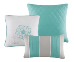 Jane Floral Reversible Cotton Duvet Cover Set -Home Furnishing Store 810590788 810590787 2