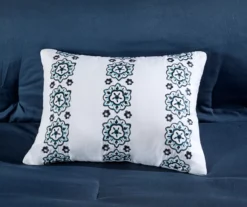 Blaire Navy & Aqua Boho Medallion Twin XL 8-Piece Comforter Set 19 Blaire Navy & Aqua Boho Medallion Twin XL 8-Piece Comforter Set -Home Furnishing Store 810590802 810590801 810590800 810590799 9