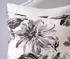 Hannah White & Black Floral Duvet Cover Set -Home Furnishing Store 810590809 810590808 810590807 6