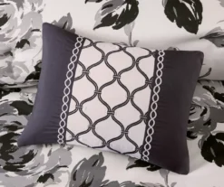 Hannah White & Black Floral Duvet Cover Set -Home Furnishing Store 810590809 810590808 810590807 8