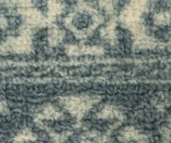 Jay Blue & Cream Geometric Kitchen Rug, (30" X 18") 13 Jay Blue & Cream Geometric Kitchen Rug, (30" X 18") -Home Furnishing Store 810591258 6