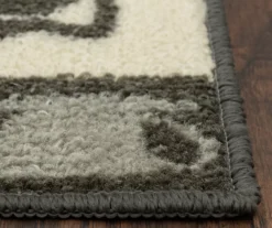 "Good Morning" Gray & Cream Coffee Kitchen Rug, (30" X 18") -Home Furnishing Store 810591260 4