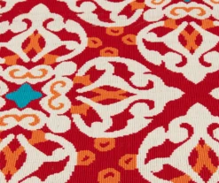 Rilassare Red & Orange Medallion Lattice Outdoor Area Rug -Home Furnishing Store 810591263 810591264 810591265 4