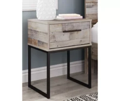 Neilsville Whitewash Nightstand -Home Furnishing Store 810591828 7