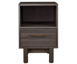 Brymont Dark Gray Nightstand -Home Furnishing Store 810591848 2