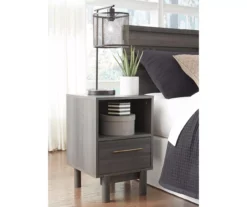 Brymont Dark Gray Nightstand -Home Furnishing Store 810591848 5