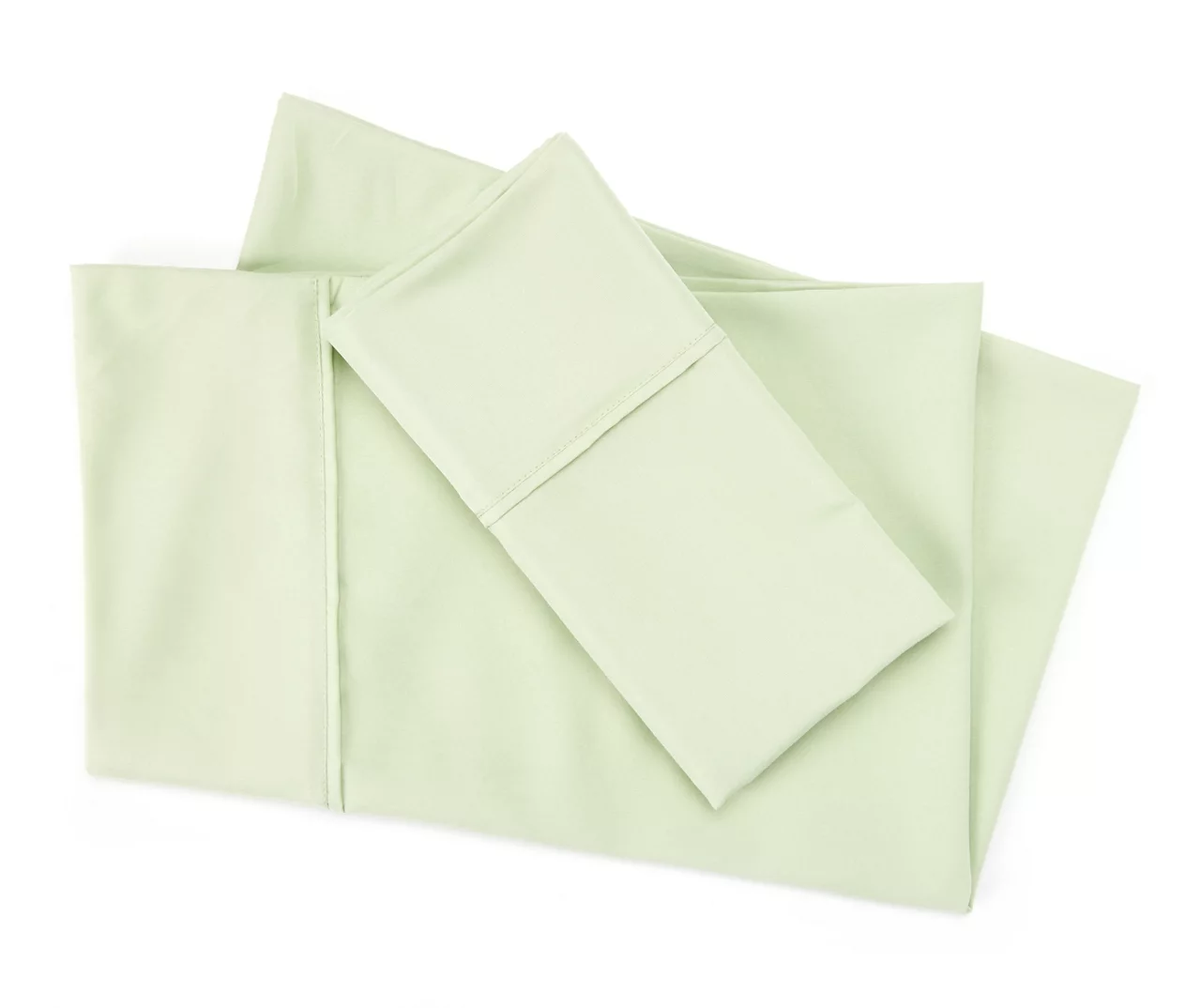 Green Twin 3-Piece Microfiber Sheet Set 1 Green Twin 3-Piece Microfiber Sheet Set