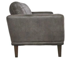 Arroyo Smoke Faux Leather Loveseat -Home Furnishing Store 810594589 5